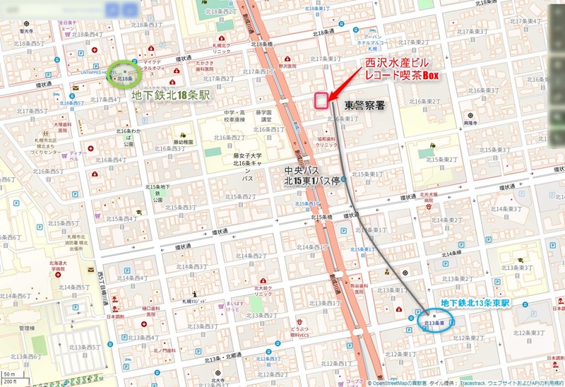 現地付近地図